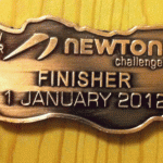 New Year NEWTON CHALLENGE: 25km Finisher Medal