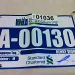 Standard Chartered Kuala Lumpur Marathon 2012 Bib